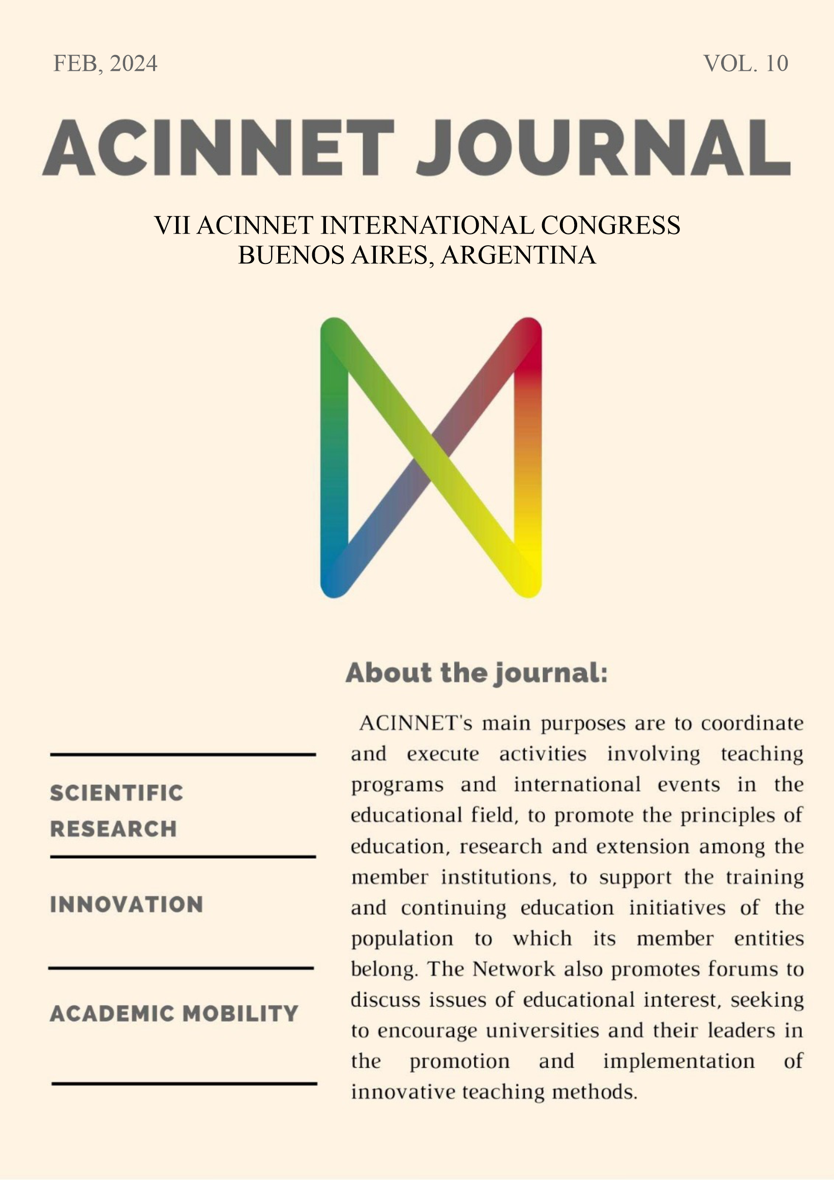 					Visualizar v. 11 n. 1 (2025): ACINNET Journal
				
