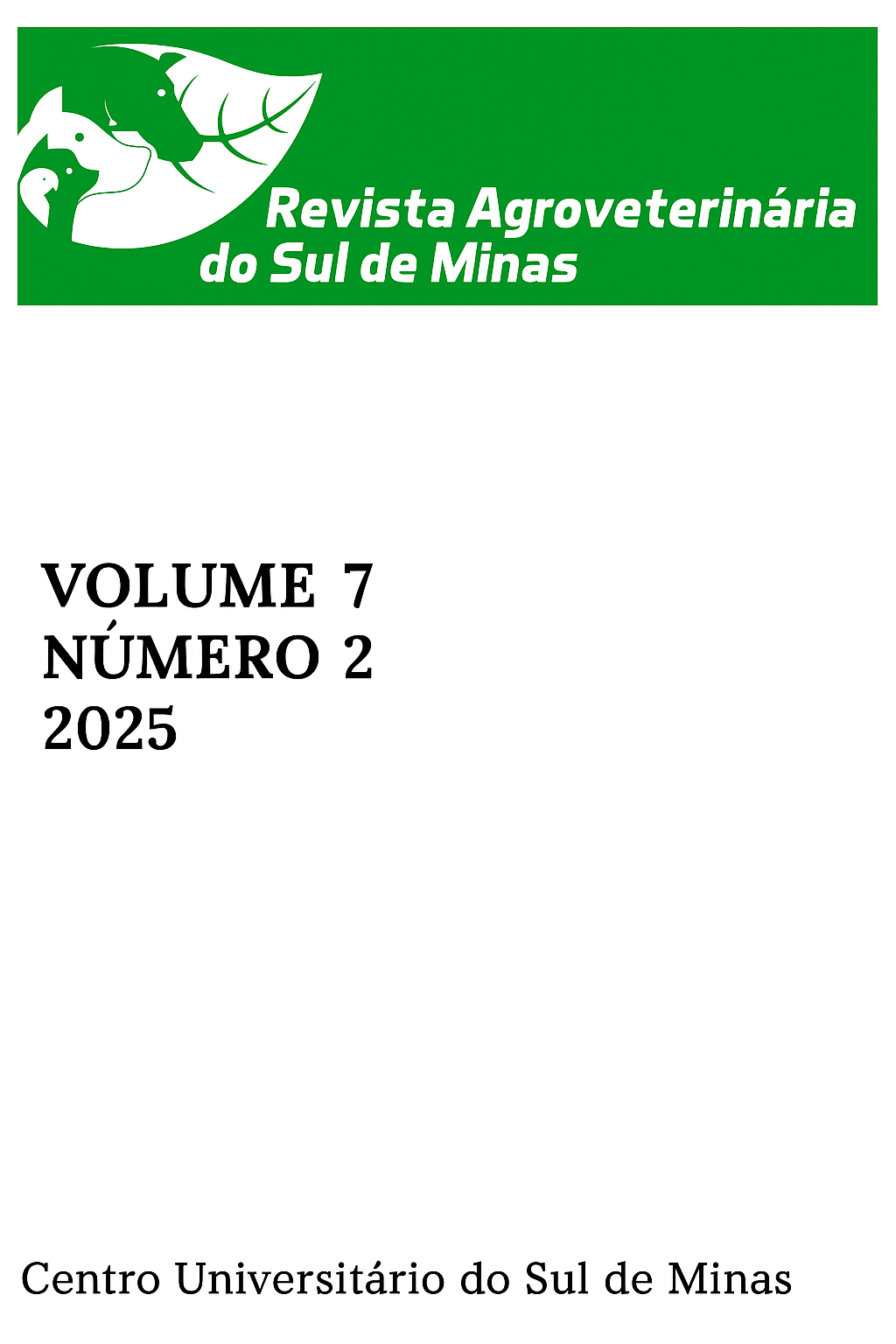 					Visualizar v. 7 n. 2 (2025): Revista Agroveterinária do Sul de Minas
				
